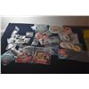 Image 8 : LARGE LOT OF DISNEY COLLECTIBLES: PINS, BUTTONS, SPOONS, MICKEY GUITAR, CARDS, CANDLE HOLDERS, FIGUR