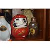 Image 2 : COLLECTION OF VINTAGE FIGURAL LIQUEUR BOTTLES (10  PCS) (DOES NOT INCLUDE STAND)