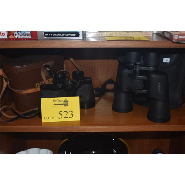 MINOLTA & CARL ZEISS BINOCULARS W/CASES (2 PCS)