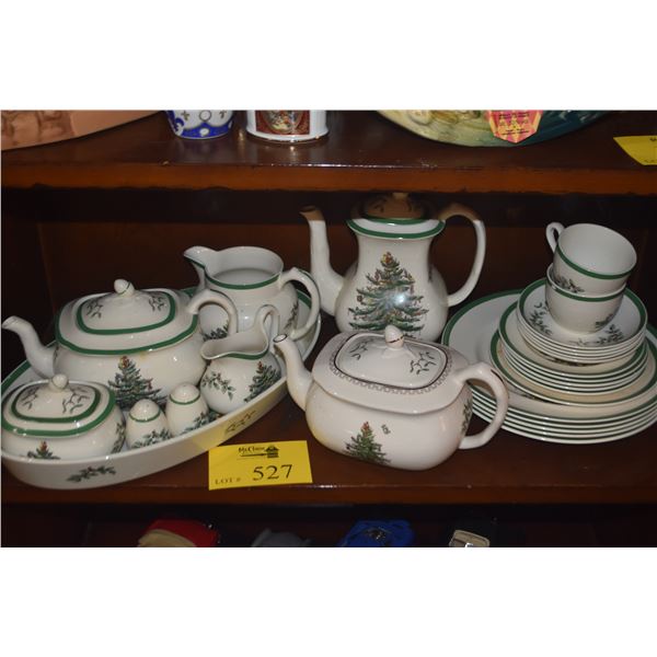 SPODE CHRISTMAS TREE CHINA (27 PCS)