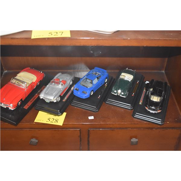 COLLECTION OF MODEL CARS (5 PCS)