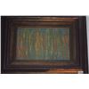 Image 2 : FRAMED ABSTRACT PAINTING ON BOARD (13" MX 10")
