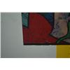 Image 3 : MIXED MEDIA PAINTING ON BOARD BY MURRAY TURNBULL, GIRLS W/FLOWER (9" X 12")
