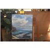 Image 1 : PAINTING ON CANVAS, SEASCAPE; SIGNED PAUAHI CLARK (20" X 24")