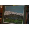 Image 3 : KOA FRAMED LITHOGRAPH, KAPALUA 18TH HOLE"; SIGNED GUY BUFFET (39" X 33 1/2")
