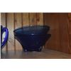 Image 5 : COLLECTION OF COBALT BLUE "ROYAL LACE" DEPRESSION GLASS PITCHERS, BOWLS & COOKIE JAR (6 PCS)