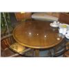 Image 3 : GLASS TOP TABLE W/RATTAN & BAMBOO BASE & ARM CHAIRS (6 PCS)