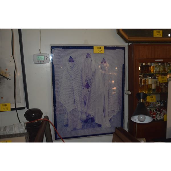FRAMED PHOTOGRAPH, LALLA ESSAY DI CONVERGING TERRITORIES #7, 2003 (29 3/4" X 37 1/4")
