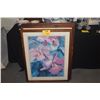 Image 1 : LARGE KOA WOOD FRAMES: (3) 29" X 36" & (1) 28" X 34") (4 PCS)