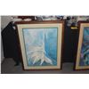 Image 3 : LARGE KOA WOOD FRAMES: (3) 29" X 36" & (1) 28" X 34") (4 PCS)