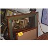 Image 2 : LARGE KOA WOOD FRAMED W/GREEN MAT (42" X 31") & 2 KOA WOOD FRAMES W/GLASS (22" X 27" & 16 1/2" X 19 