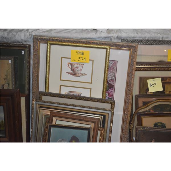 COLLECTION OF FRAMED ARTWORK (8 PCS)