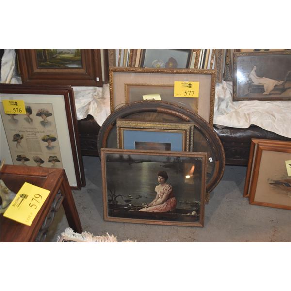 COLLECTION OF FRAMED ARTWORK (5 PCS)