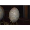 Image 2 : CARVED EMU EGGS ON STANDS (2 PCS)