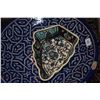 Image 2 : MOROCCAN PLATES, TURKISH DISH, WHISTLE & SMALL RUG (5 PCS)