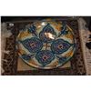 Image 4 : MOROCCAN PLATES, TURKISH DISH, WHISTLE & SMALL RUG (5 PCS)