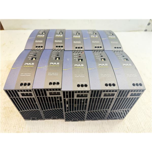 Lot of (10) Puls #PIC240.241C Power Supplies