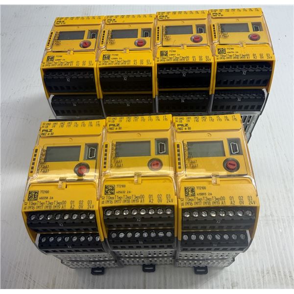 Lot of (7) Pilz #772100 Modules
