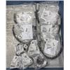Image 1 : (5) Brad Power #1300610269 / 304T06K26M005A3 Cables w/#1300680099/TC40C40-200G Tee Assemblies