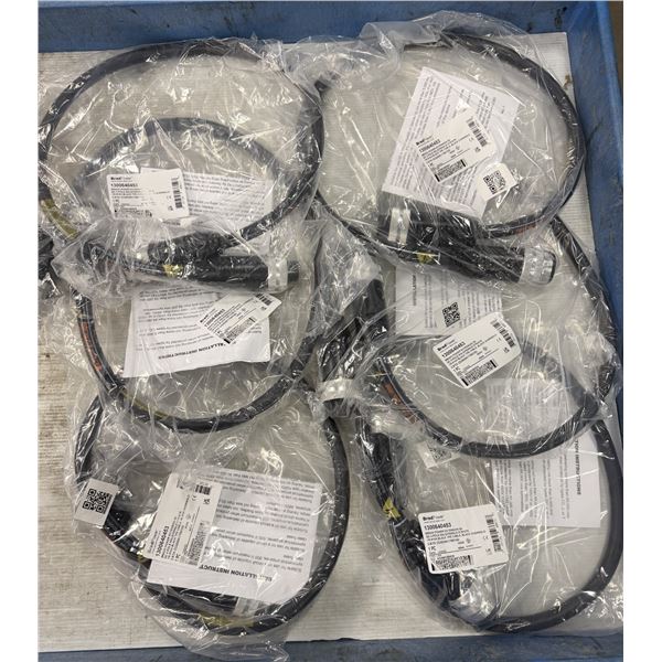 Lot of (6) Brad Power #1300640453/CC4030K17M010G Cables