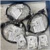 Image 2 : (3) Brad Power #1300640453/CC4030K17M010G Cables w/#1300680099/TC40C40-200G Tee Assemblies