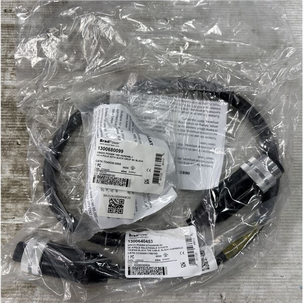 Brad Power #1300640453/CC4030K17M010G Cable w/#1300680099/TC40C40-200G Tee Assembly