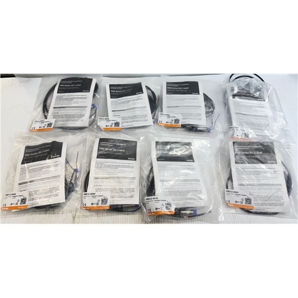 Lot of (8) Autonics #PRD12-8DN2 Proximity Sensors