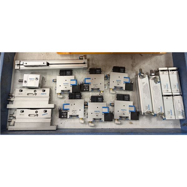 Lot of Misc. Festo Cylinders & Vacuum Generators