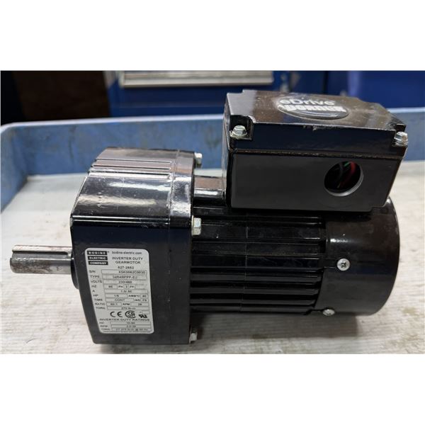 1/6HP Bodine Electric #827-2825 Type 34R4BFPP-E3 Inverter Duty Gearmotor