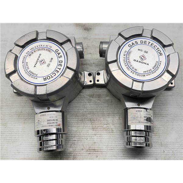 (2) Gasdna #DA-100 Gas Detectors