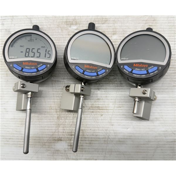 (3) Mitutoyo #543-700B / ID-C0512NXB Digimatic Indicators