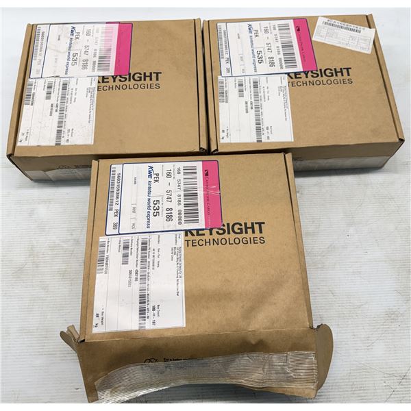 (3) Keysight Technologies #34921T-FG Test Accessory Terminal Blocks