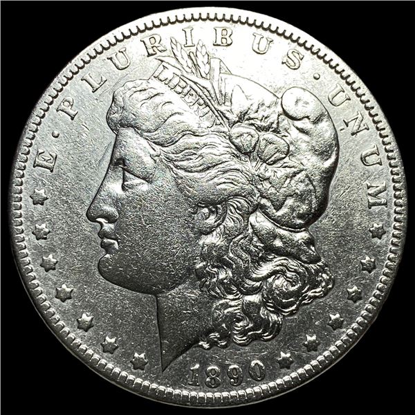 1890-CC Silver Morgan Dollar NEARLY  UNCIRCULATED