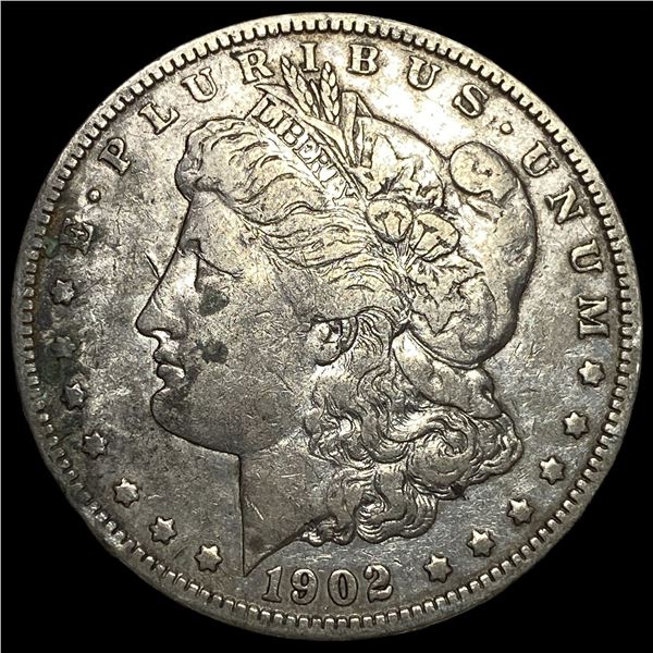 1902 Silver Morgan Dollar CLOSELY UNCIRCULATED