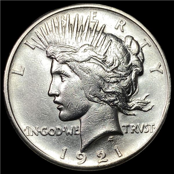 1921 Silver Peace Dollar CHOICE AU