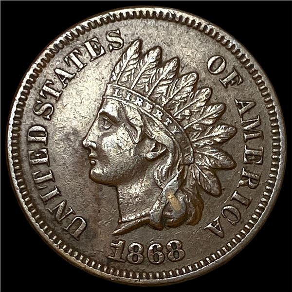 1868 Indian Head Cent CLOSELY UNCIRCULATED