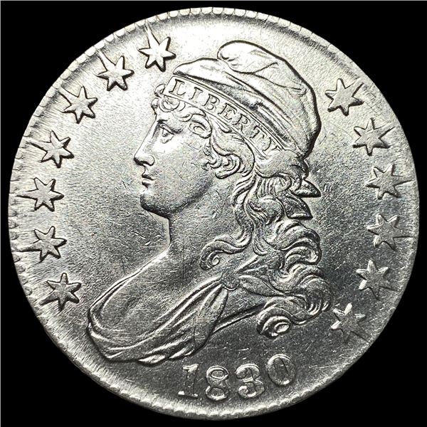 1830 Capped Bust Half Dollar CHOICE AU