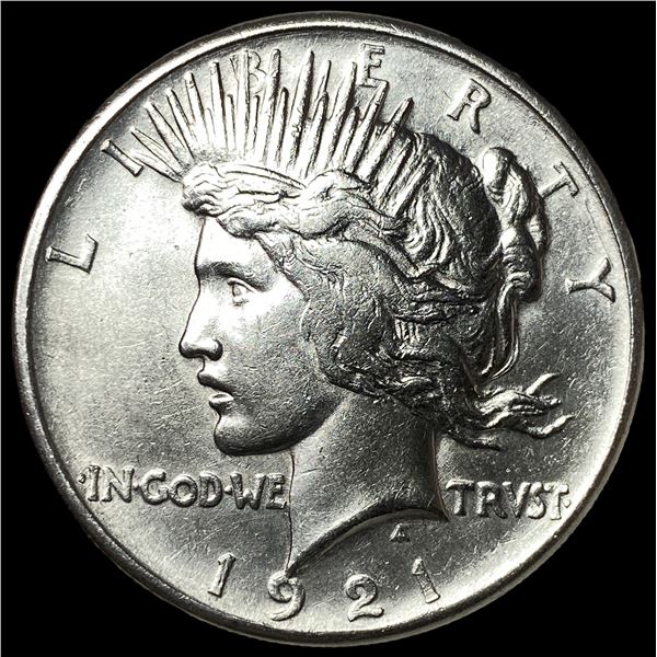1921 Silver Peace Dollar CHOICE AU