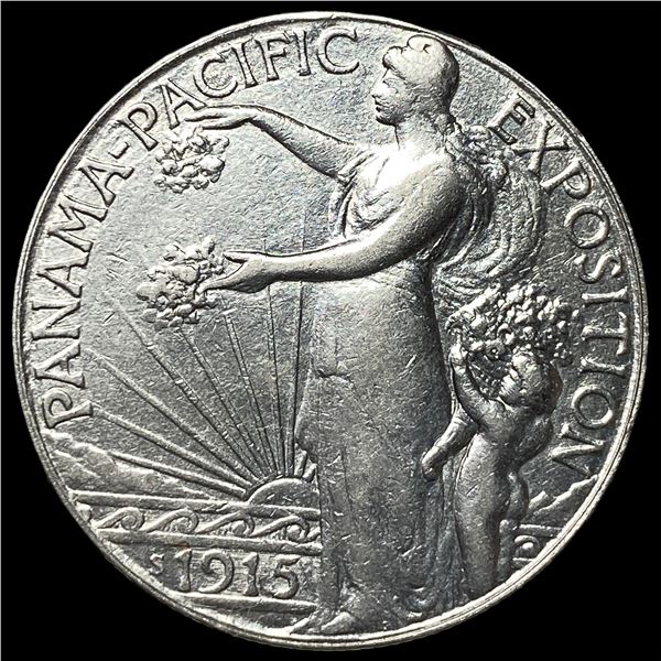 1915-S Silver Panama-Pacific Half Dollar  UNCIRCULATED