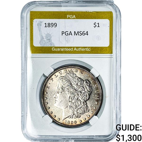 1899 Morgan Silver Dollar PGA MS64