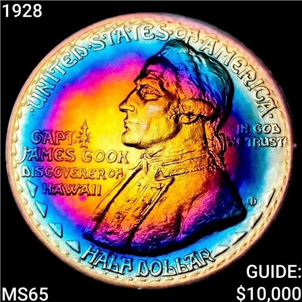 1928 Hawaiian Half Dollar GEM BU