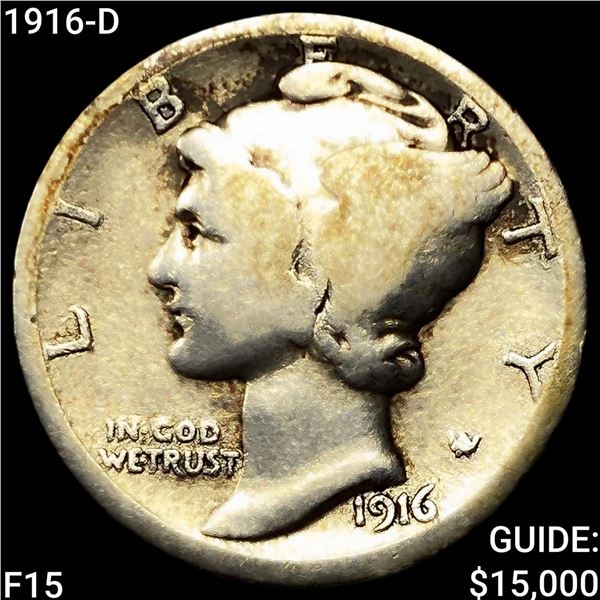 1916-D Mercury Dime