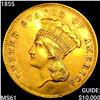 Image 1 : 1855 $3 Gold Piece