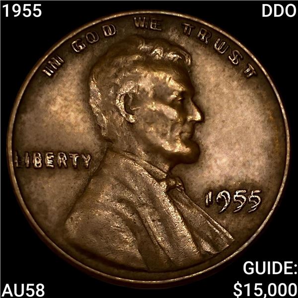 1955 DDO Wheat Cent
