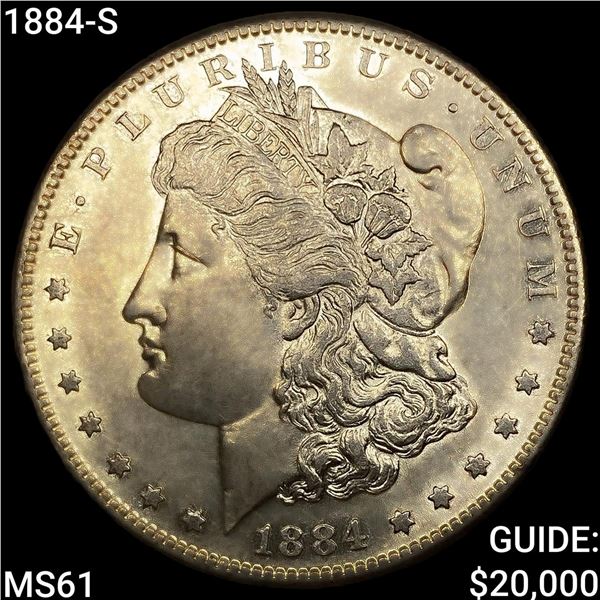 1884-S Morgan Silver Dollar