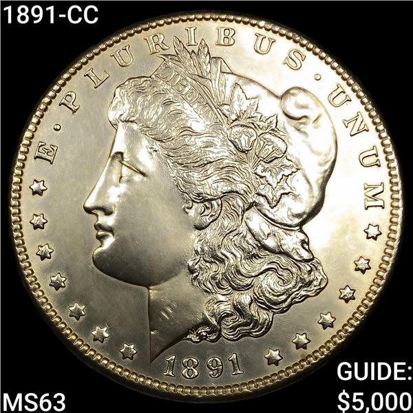 1891-CC Morgan Silver Dollar