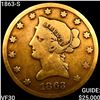 Image 1 : 1863-S $10 Gold Eagle
