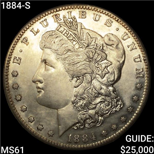 1884-S Morgan Silver Dollar