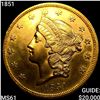 Image 1 : 1851 $20 Gold Double Eagle