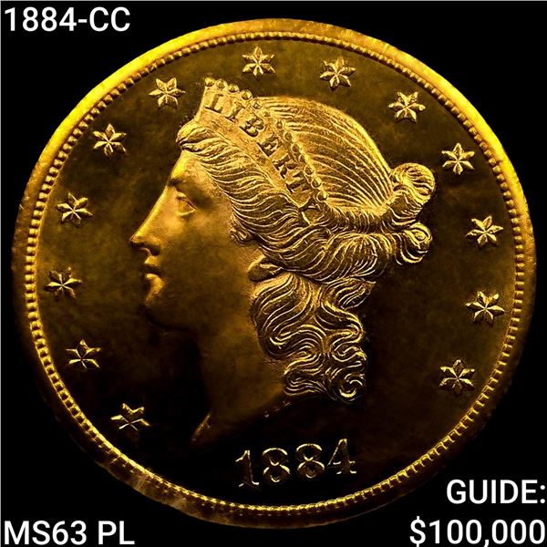 1884-CC $20 Gold Double Eagle